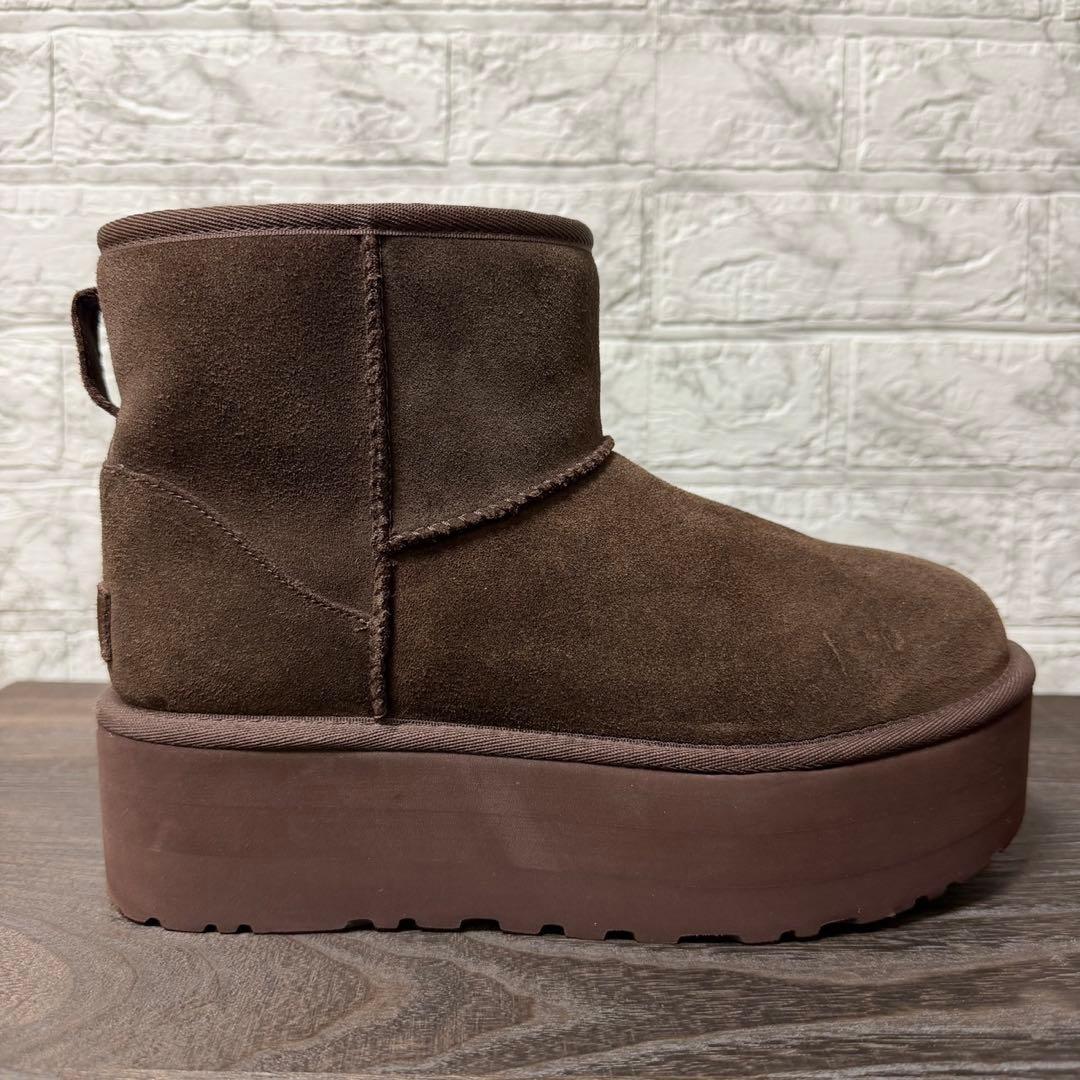 UGG クラシックミニ プラットフォーム ブラウン 25cm