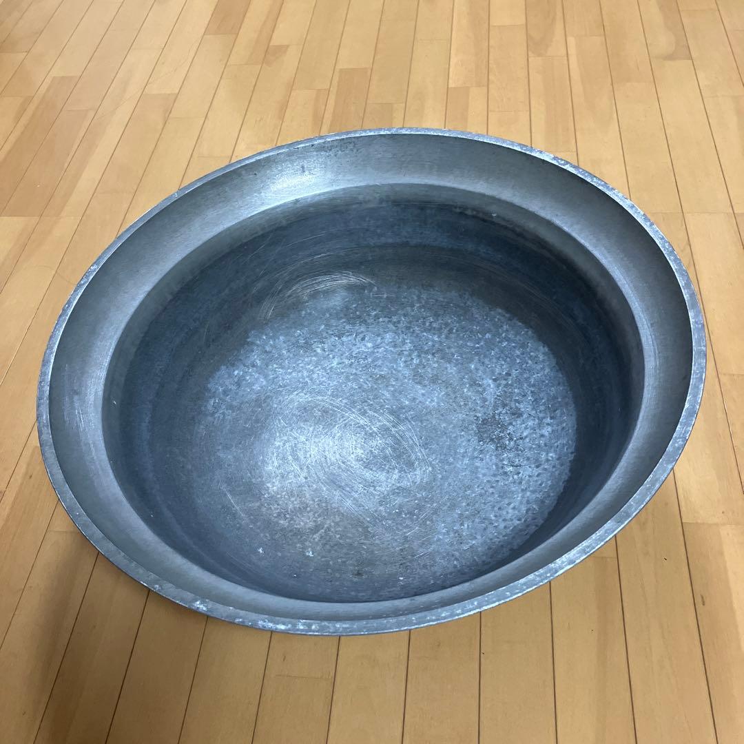 専用　アルミ鋳物平釜68cm、66cmまとめ