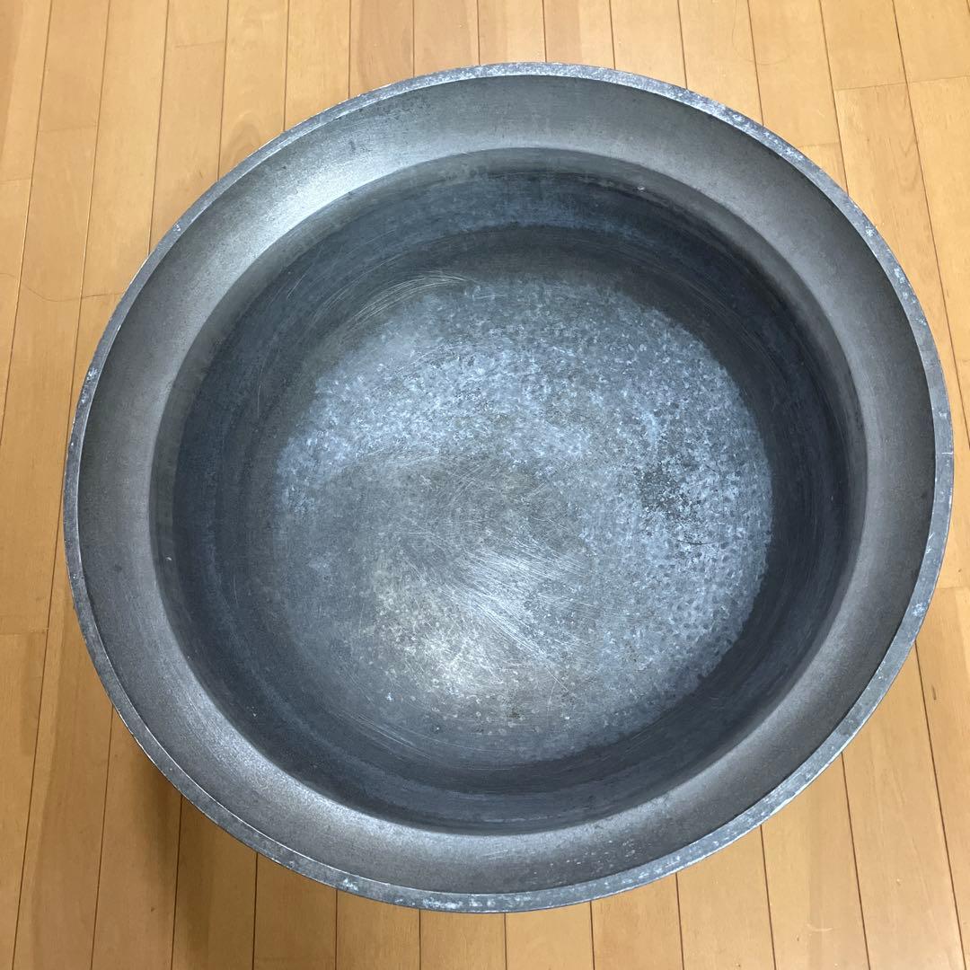 専用　アルミ鋳物平釜68cm、66cmまとめ