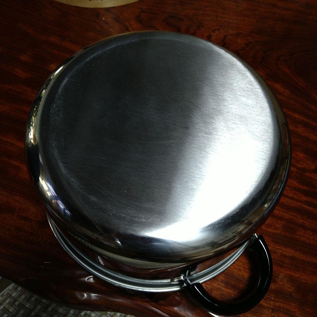 鍋付き和せいろセット(27cmステンレス鍋)新品 未使用品