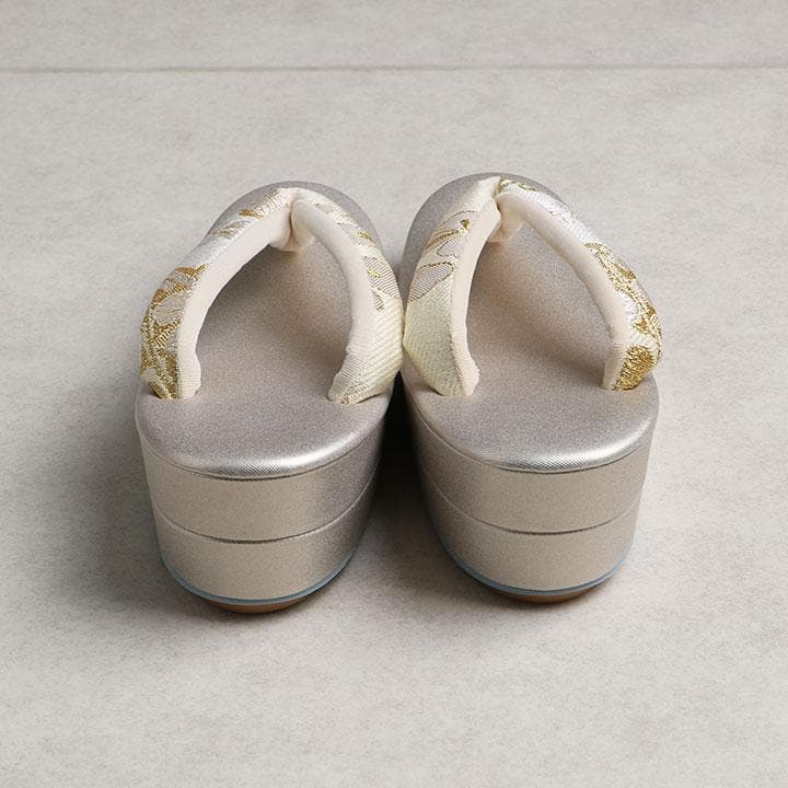 【新品】草履バッグセット　現代調 古典図柄　23.5cm 02868N