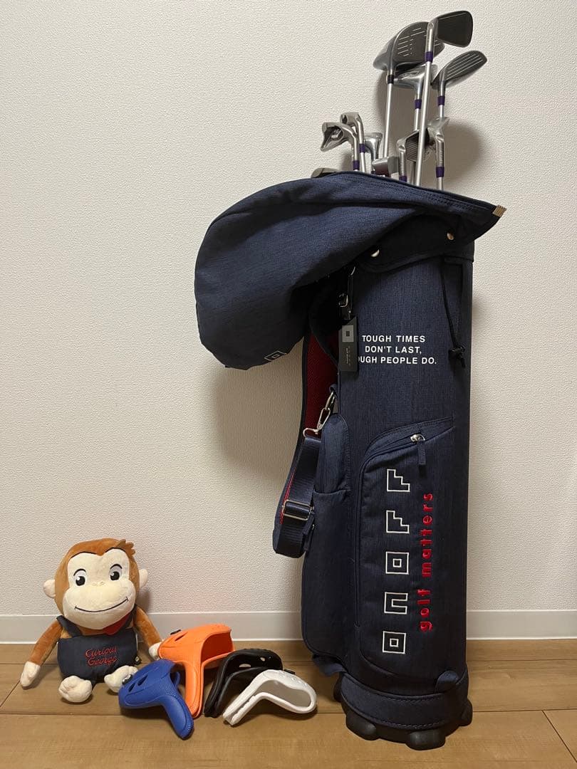 ONOFF オノフ 軽量キャディバッグ OB1425 ネイビー 7型