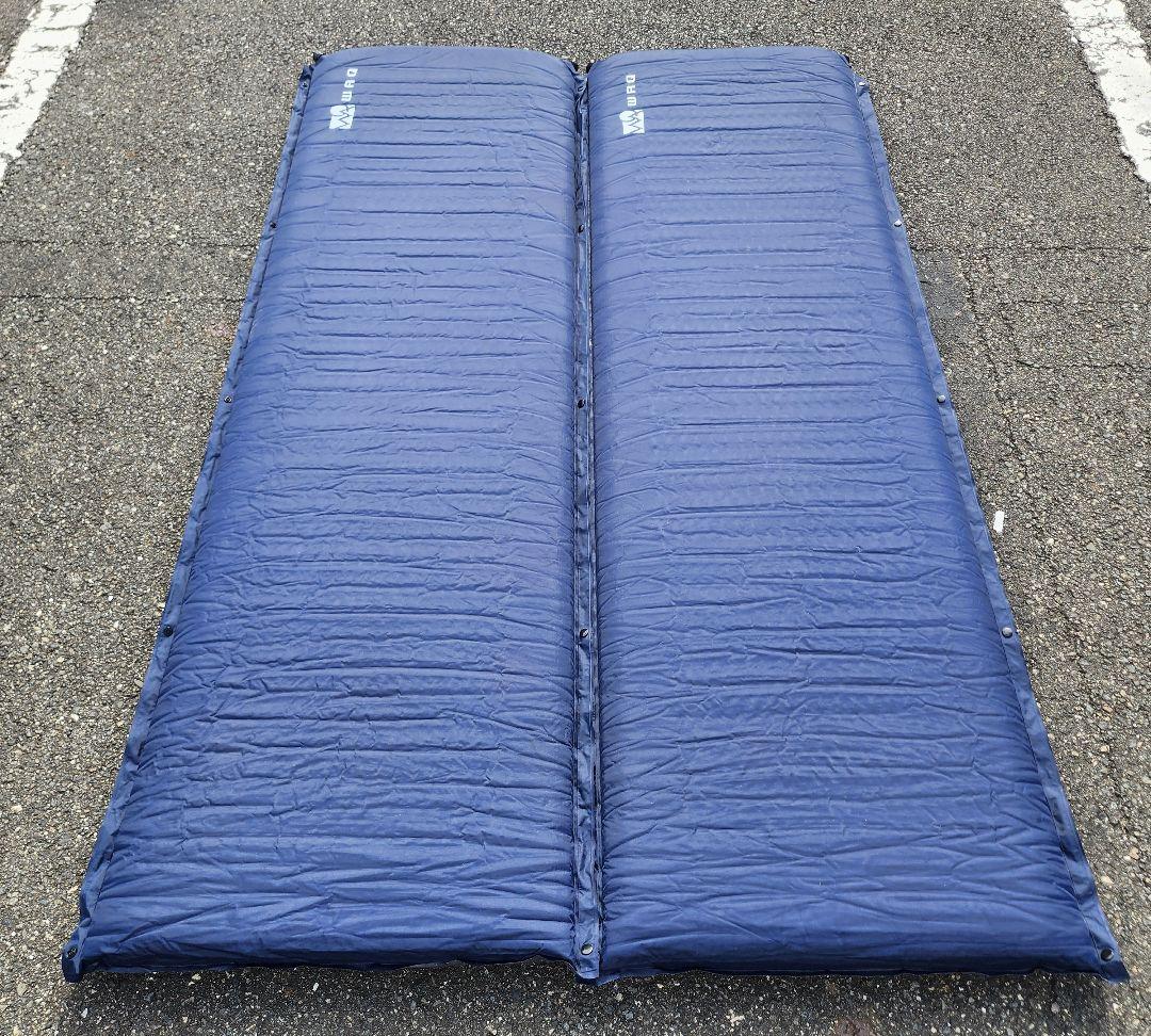 WAQ ワック インフレータブルマット　8cm 2個セット ネイビー