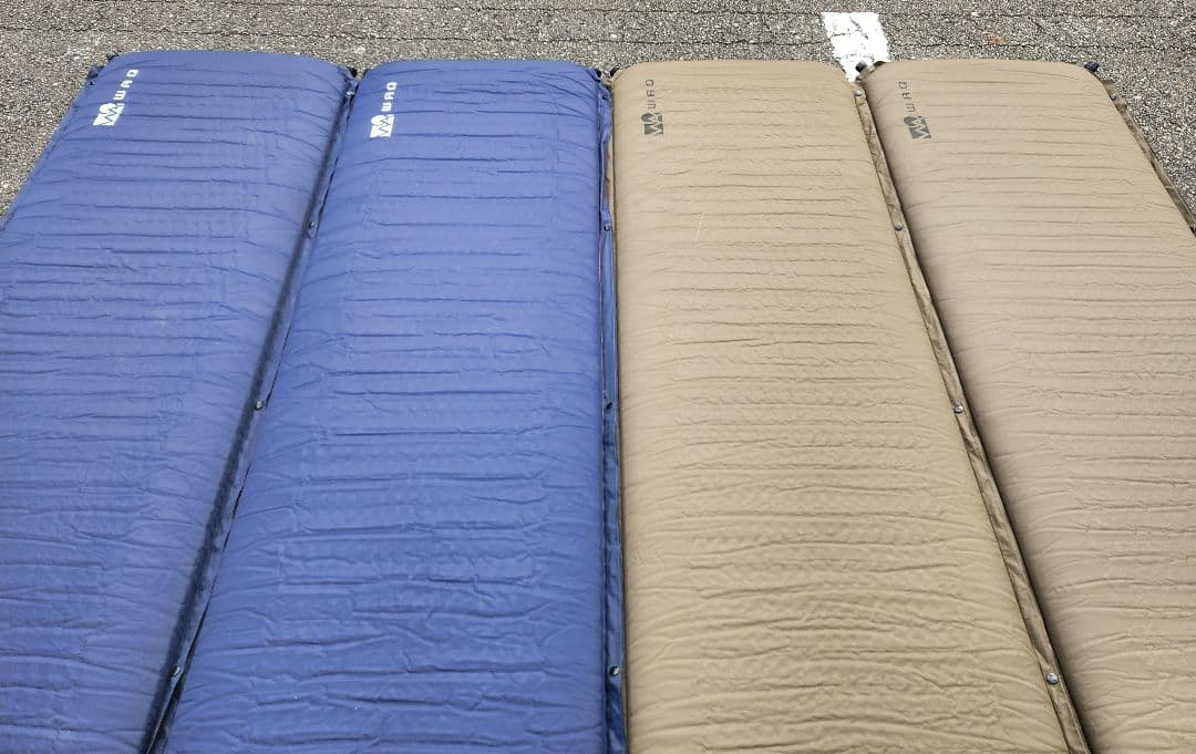 WAQ ワック インフレータブルマット　8cm 2個セット ネイビー