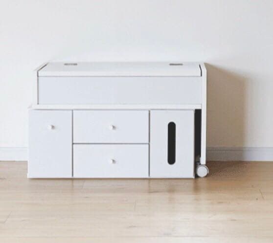 【美品 送料込み】ドレッサー　収納　ホワイト