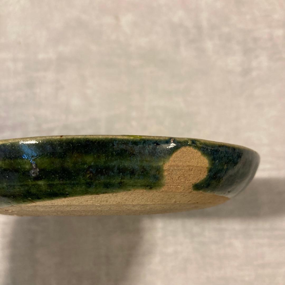 織部 菊柄 皿 6枚セット