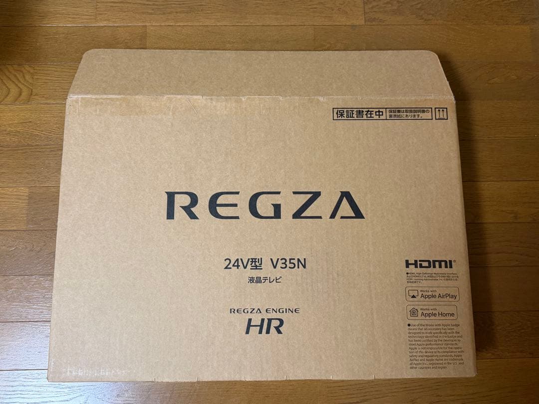 REGZA 24型 液晶テレビ 24V35N 本体と付属品完備