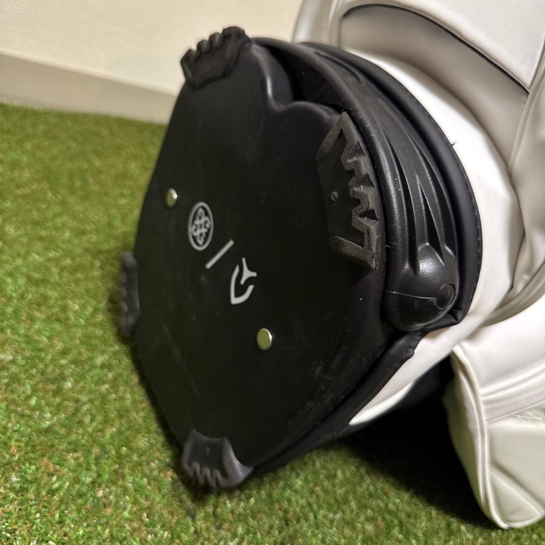 G/FORE × VESSEL キャディバッグ ホワイト 9型 スタンド破損