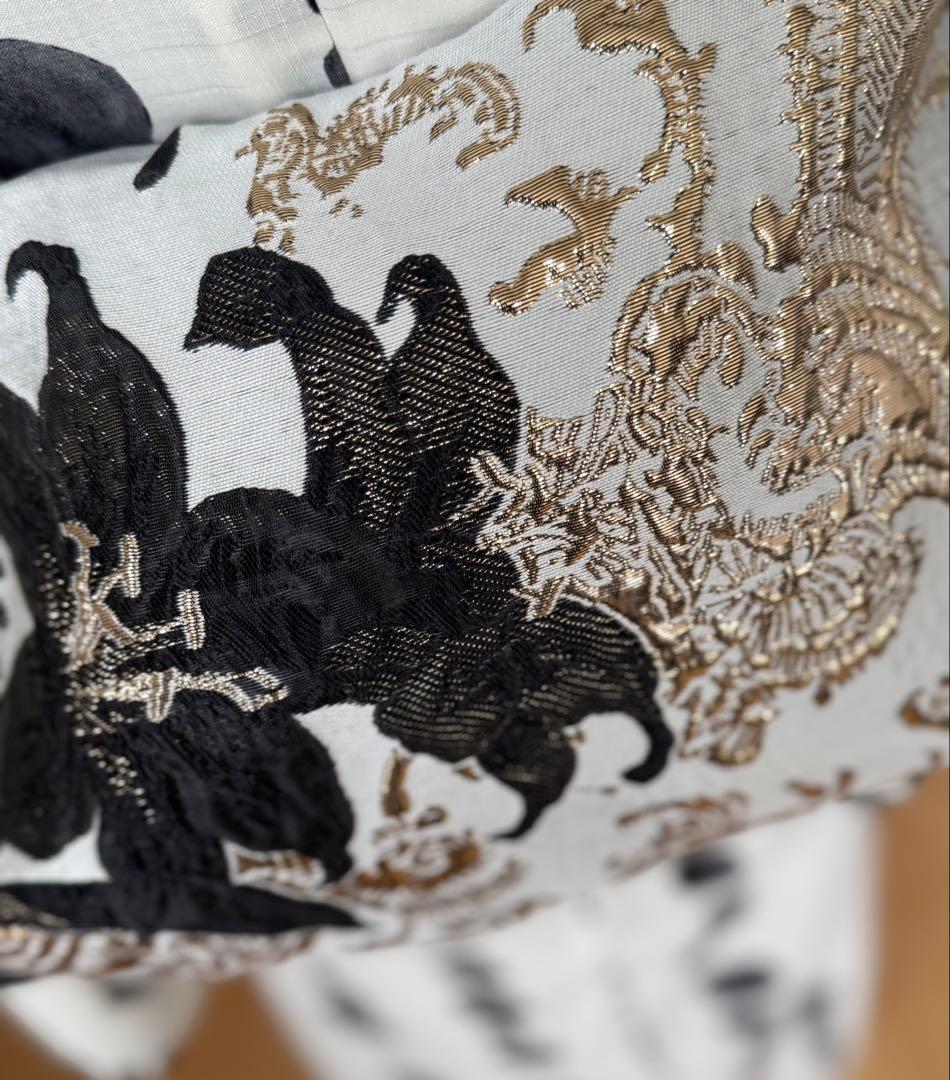 大人兵児帯【ブラックリリー】【ローズ】　セット