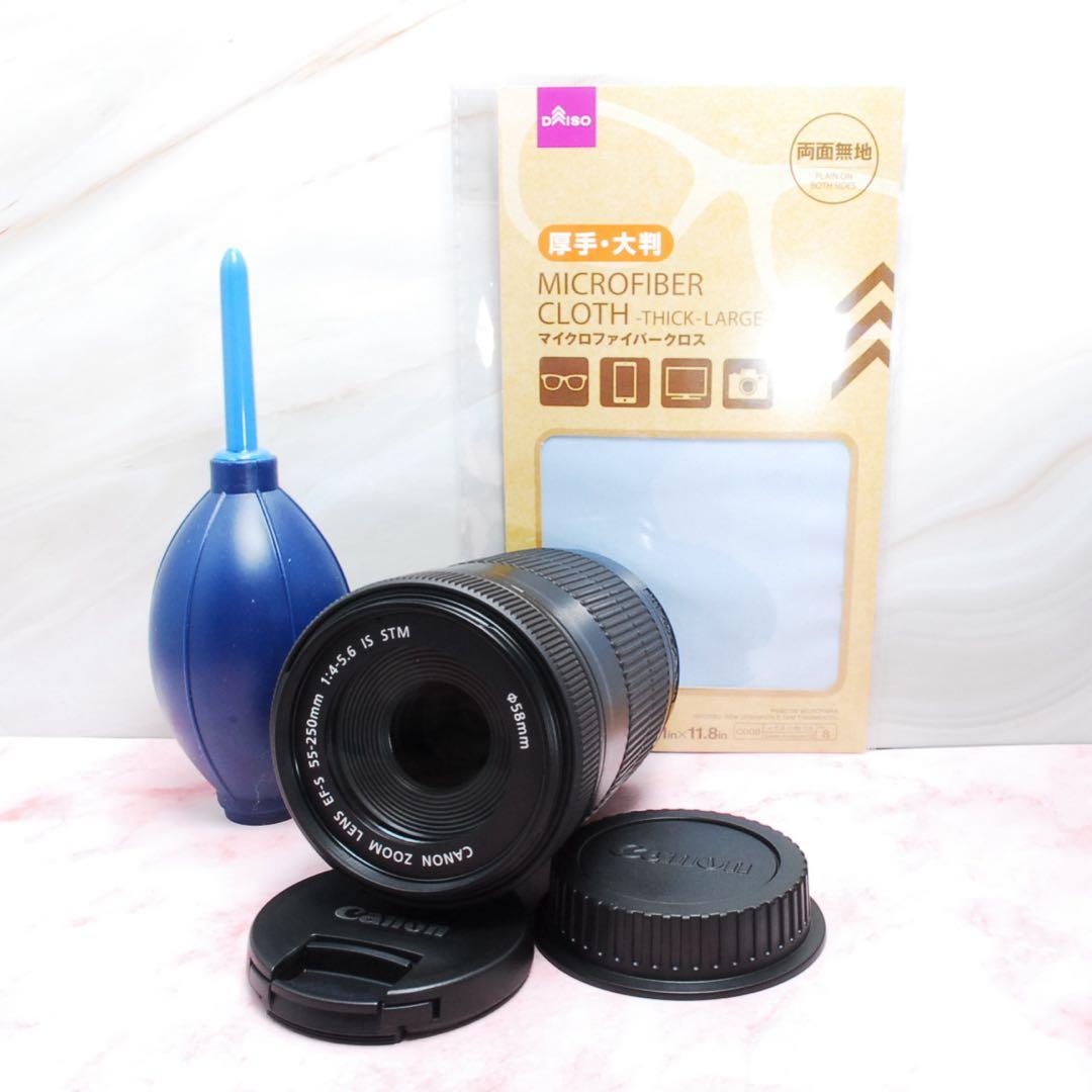 大人気❣️Canon EF-S 55-250mm IS STM 高性能望遠レンズ