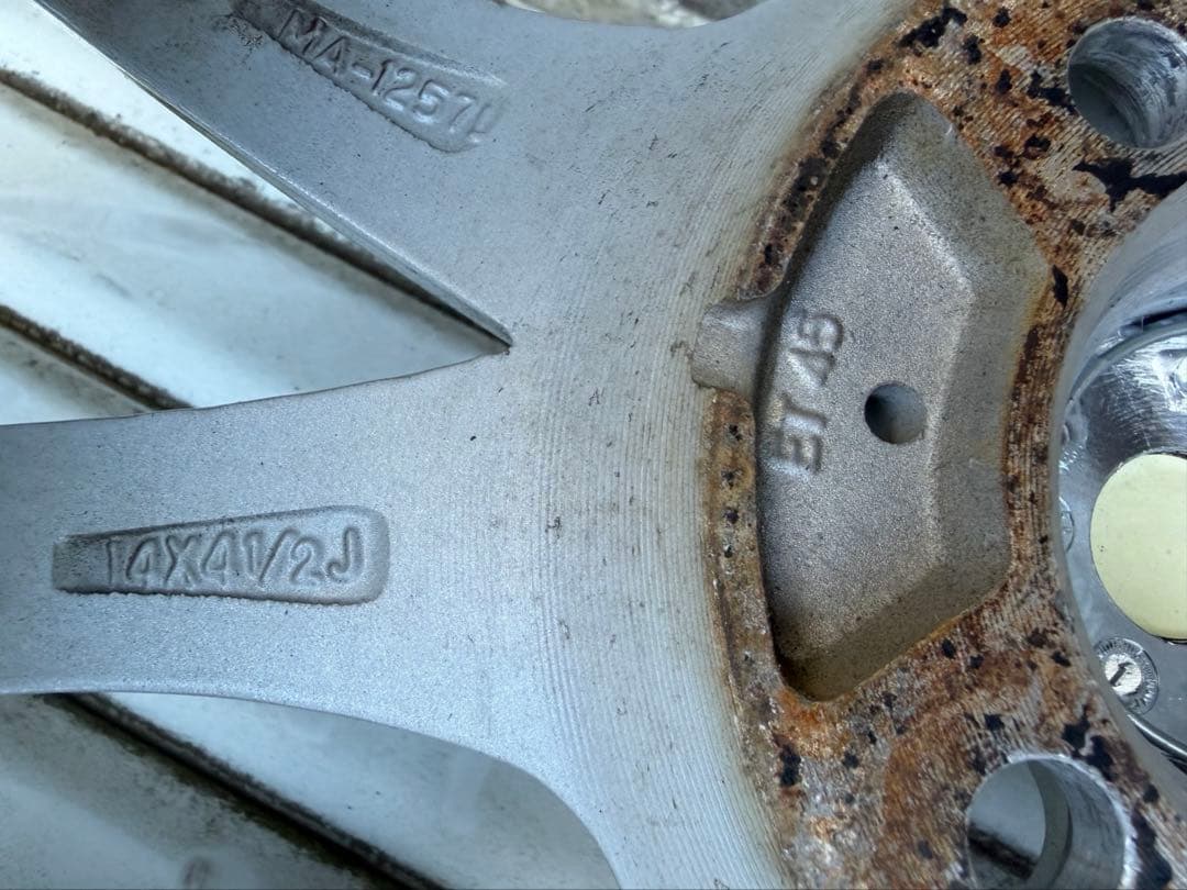 155/65R14 冬タイヤ ホイールセット 中古 4本