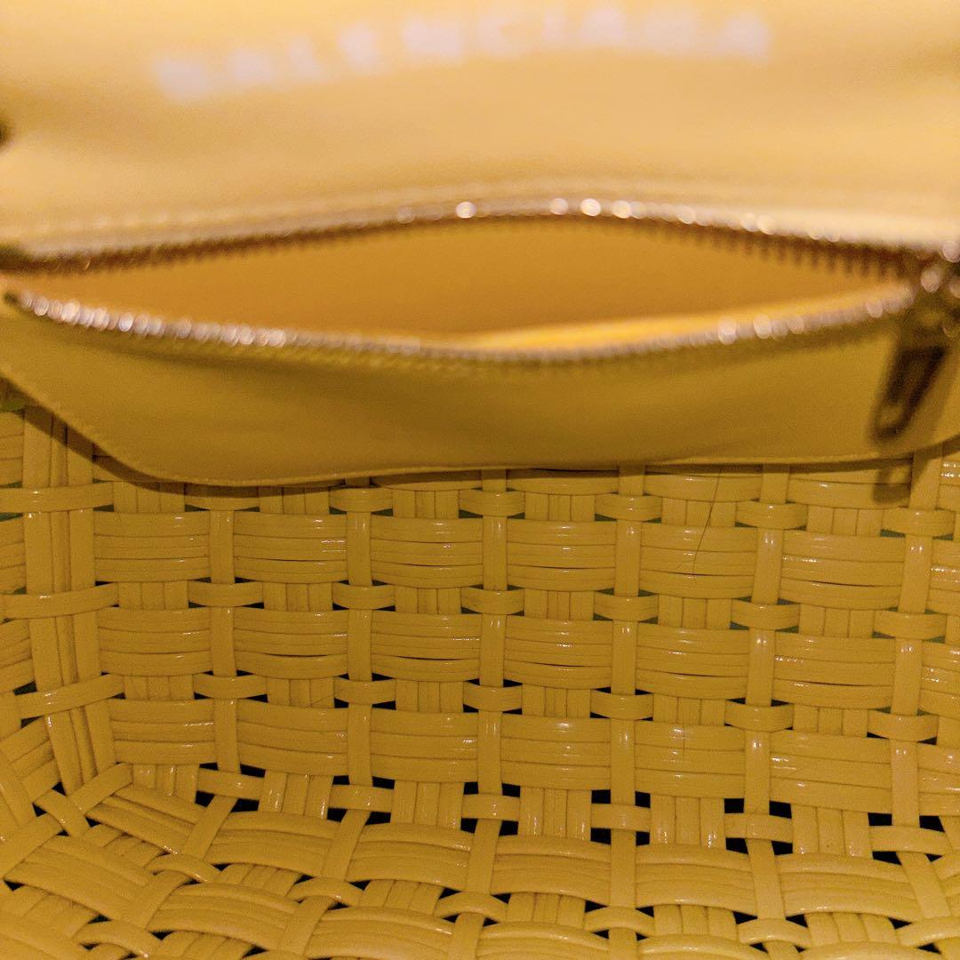 美品 BALENCIAGA バレンシアガ ビストロXS カゴバッグ ハンドバッグ