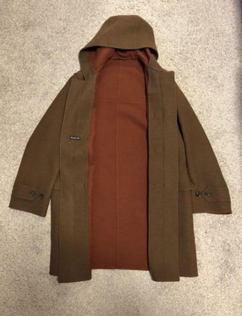 CARUSO ブラウン ダッフルコート カルーゾ