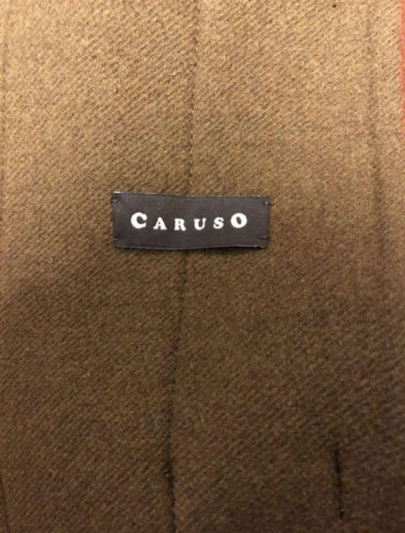 CARUSO ブラウン ダッフルコート カルーゾ
