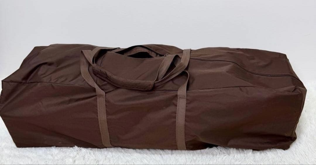 【美品】アップリカ ココネルエアープラス ベビーベッド　ブラウン