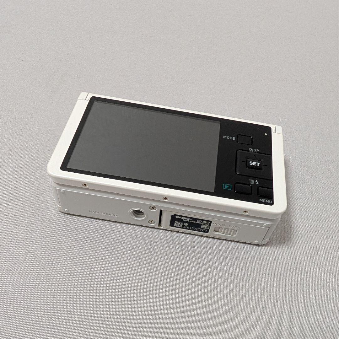 ◤箱付◢ CASIO カシオ デジカメEXILIM EX-ZR70WE ホワイト