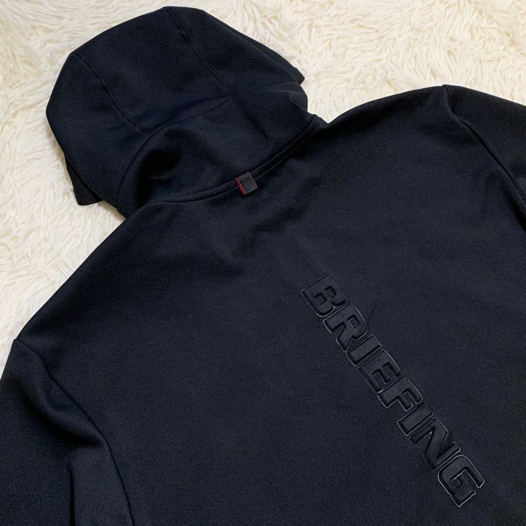 【極美品】BRIEFING セットアップ ジャージ 3Dロゴ ブラック XL&L