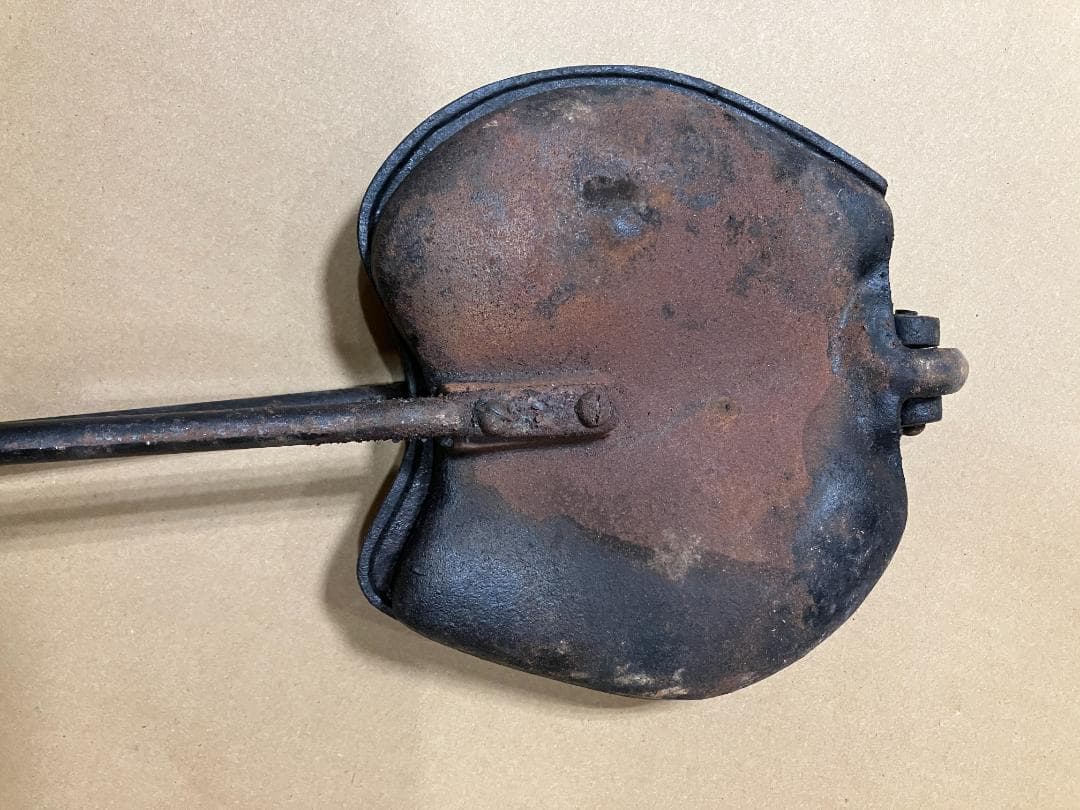 昭和レトロ　たい焼き器 　二丁焼き 　鋳物