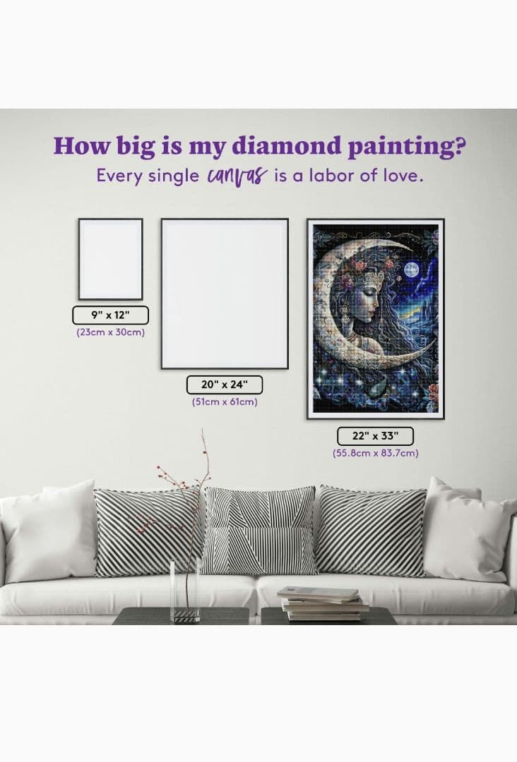 【最安値】ダイヤモンドアートクラブ　Moon Goddess DAC