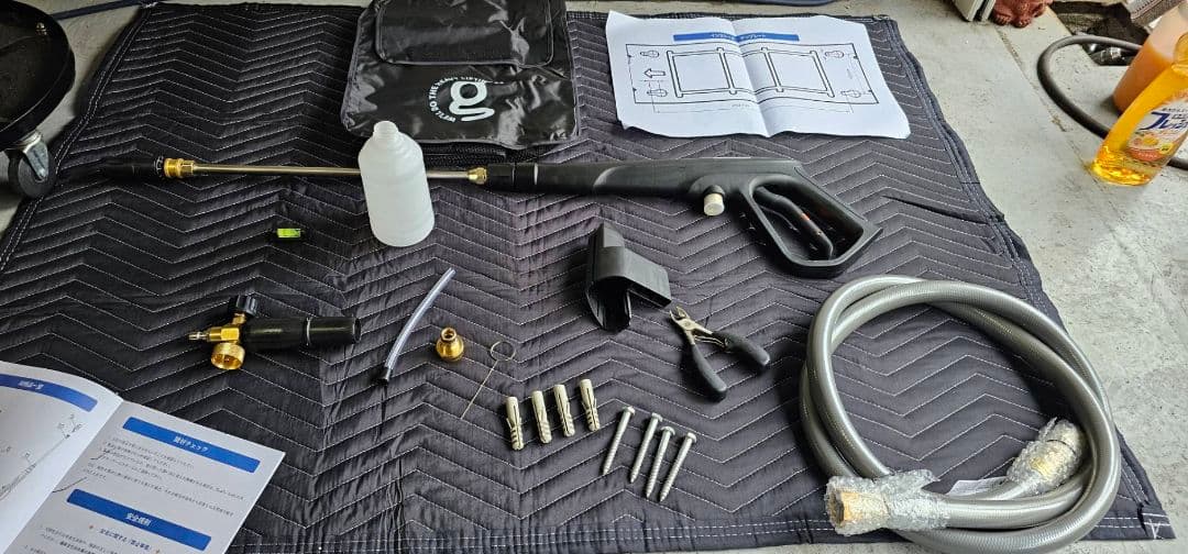 グランフォールズ高圧洗浄機 G20　壁設置　一軒家　ガレージ　事務所　会社