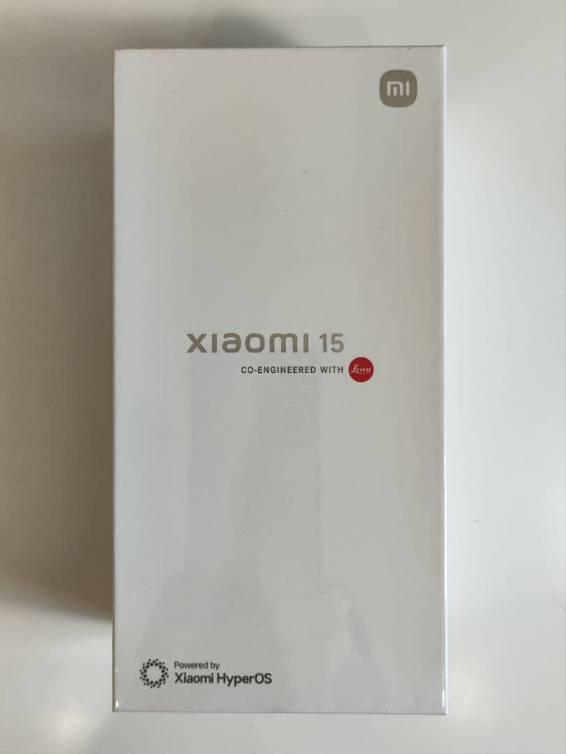【新品未開封】Xiaomi 15 白12GB/256GB Anker充電器付属