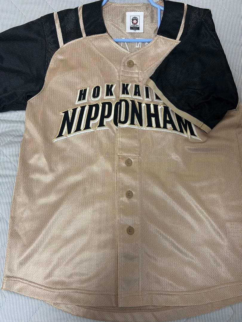 刺繍　大谷翔平 日本ハム 11 レプリカユニフォーム ビジター 130サイズ