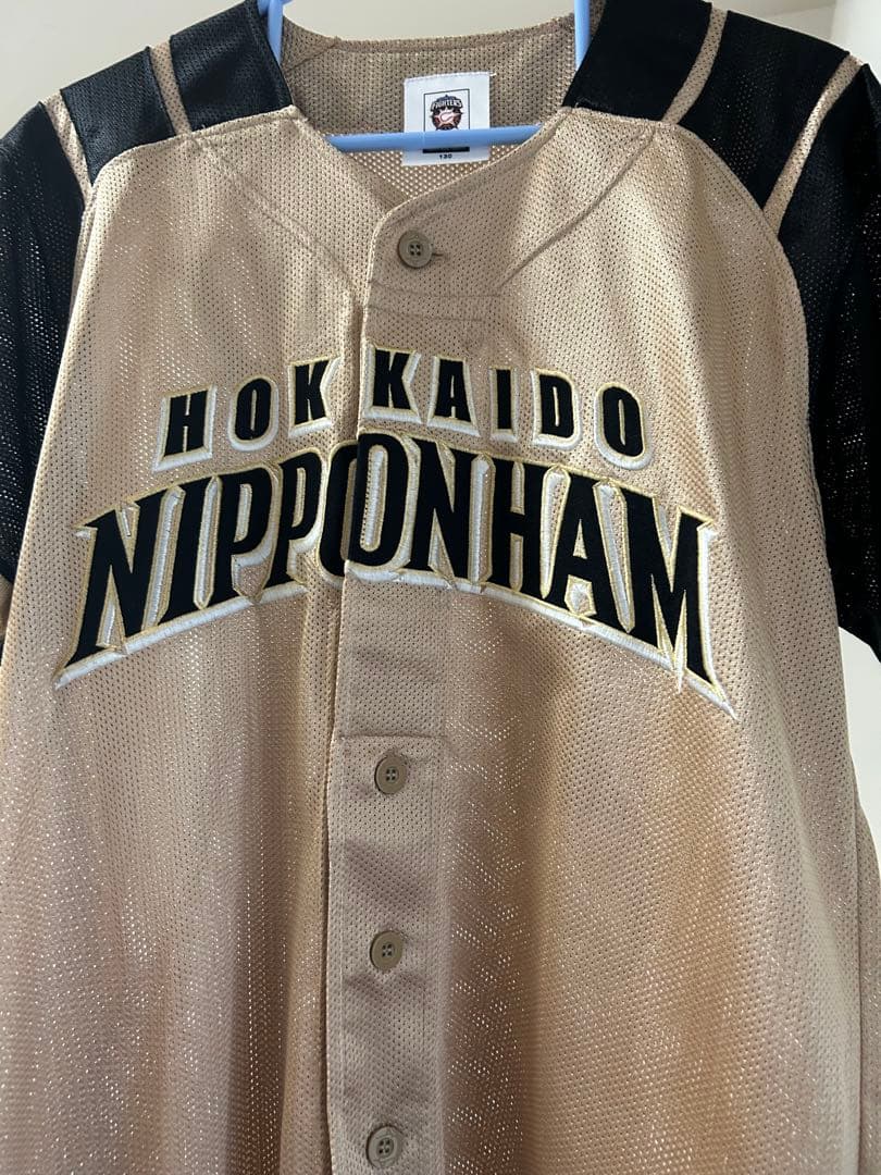 刺繍　大谷翔平 日本ハム 11 レプリカユニフォーム ビジター 130サイズ