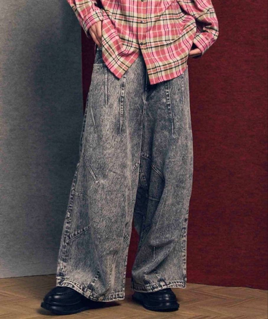 パンツ Maison Special Prime-Wide Denim Balloon