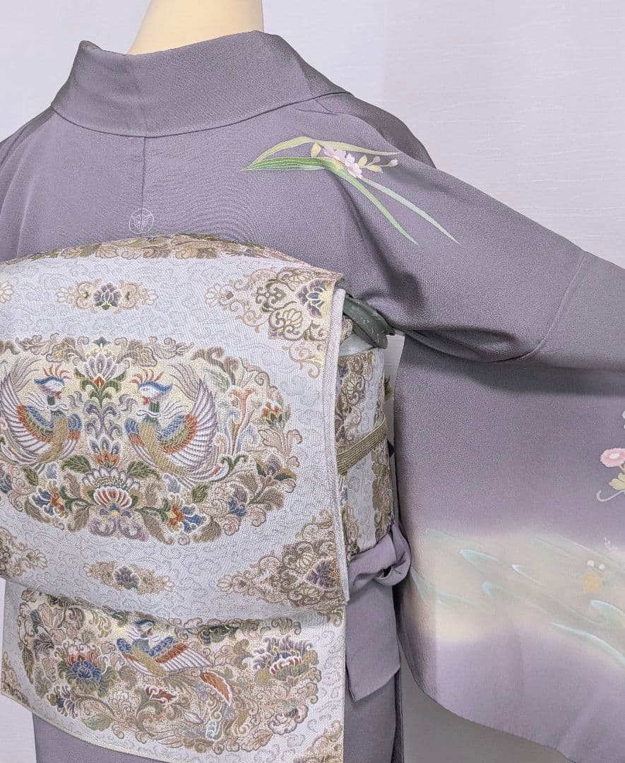 678　刺繍一つ紋入り　トールサイズ　　附下げ訪問着