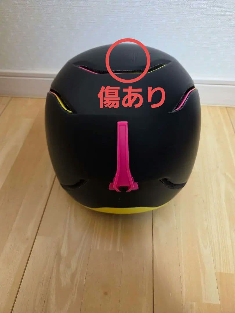 GIRO スキー・スノーボードヘルメット Mサイズ ブラック ピンク 収納袋つき