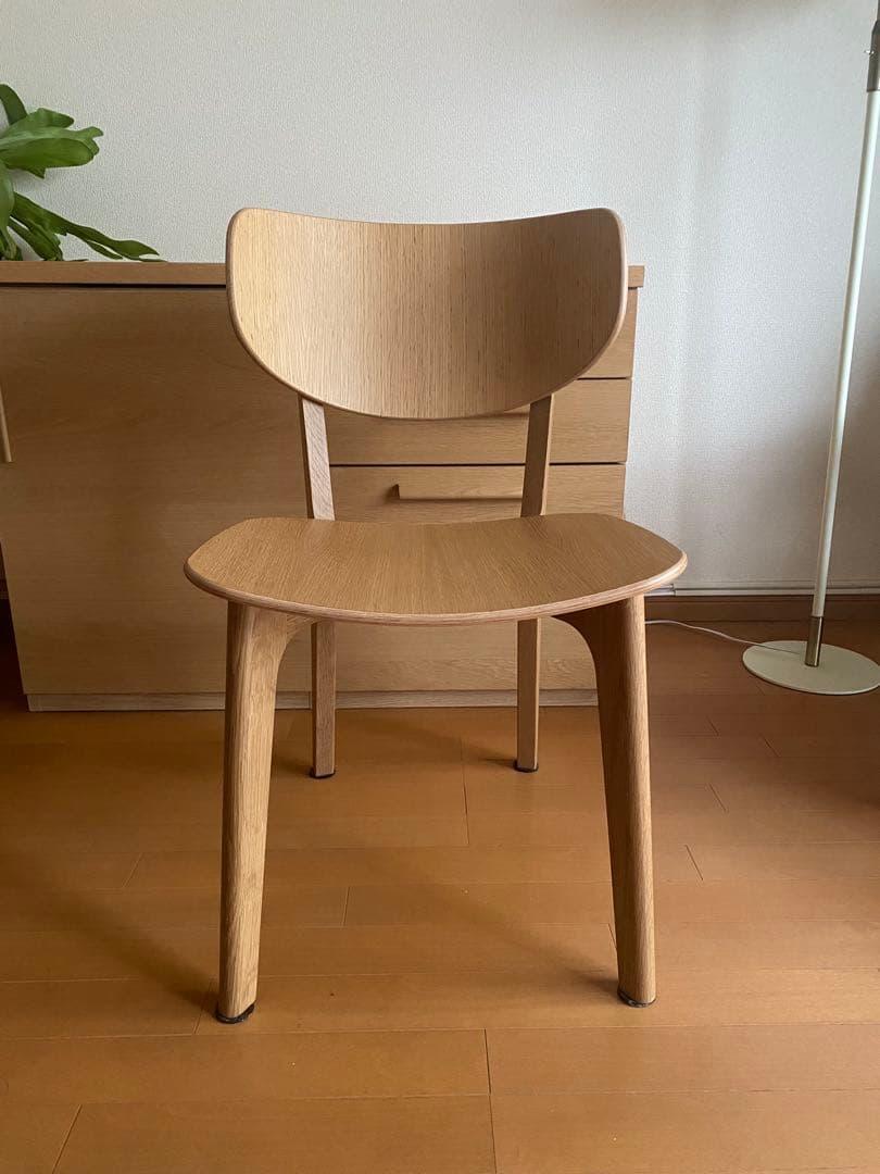 【April】マルニ木工 Roundishチェア（板座) オーク 1脚 ①