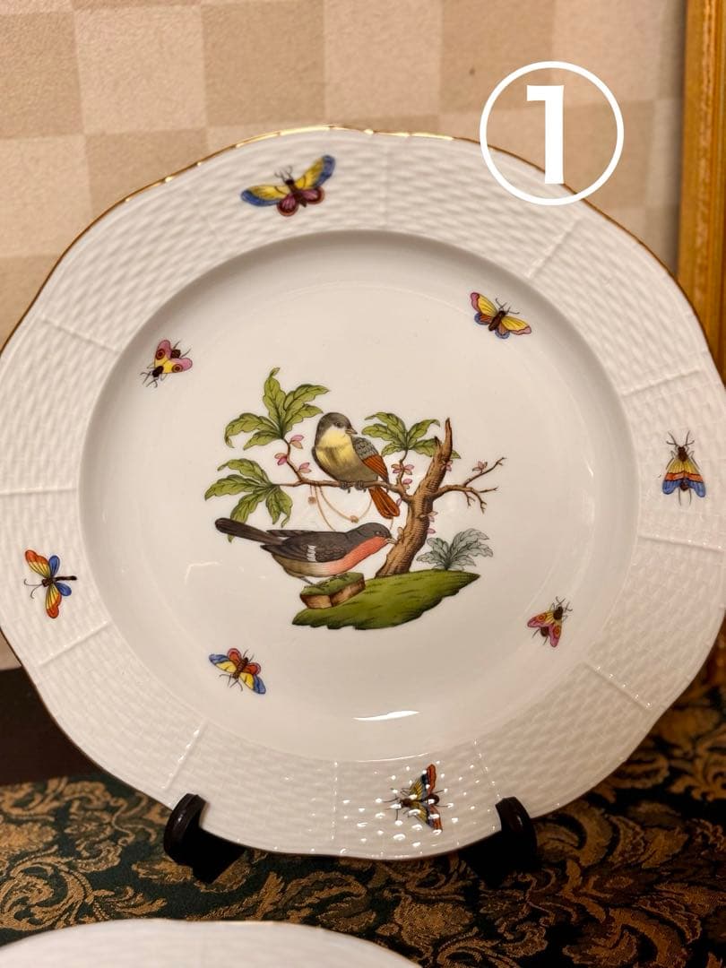 【未使用】ヘレンドプレートセット(バラ売も可能)