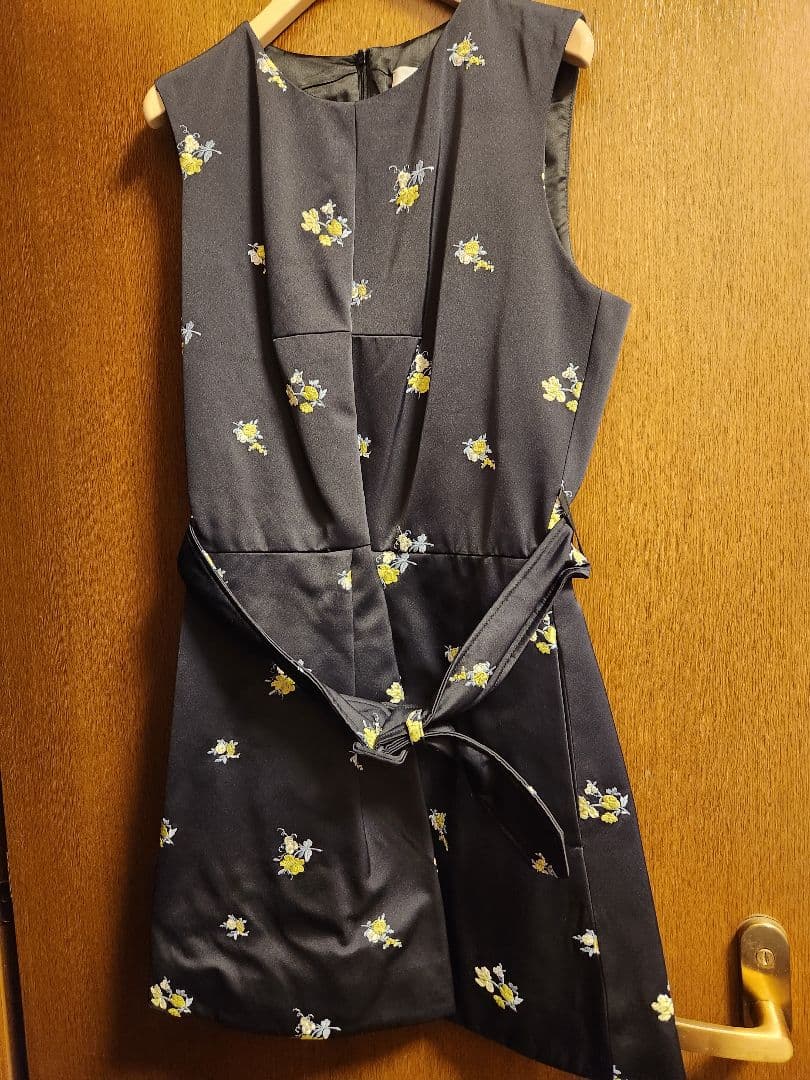 PATOU フラワープリント ノースリーブワンピース