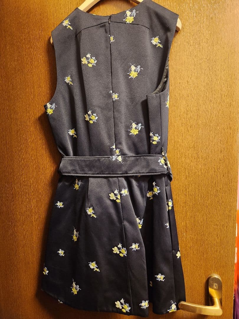 PATOU フラワープリント ノースリーブワンピース