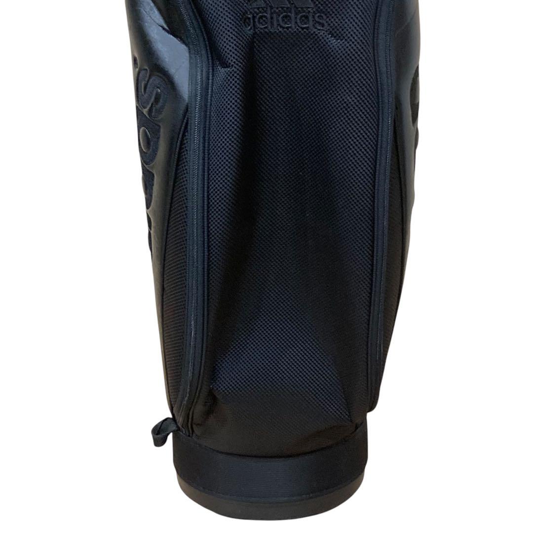 アディダス　ゴルフ　キャディバッグ　ブラック　黒　adidas