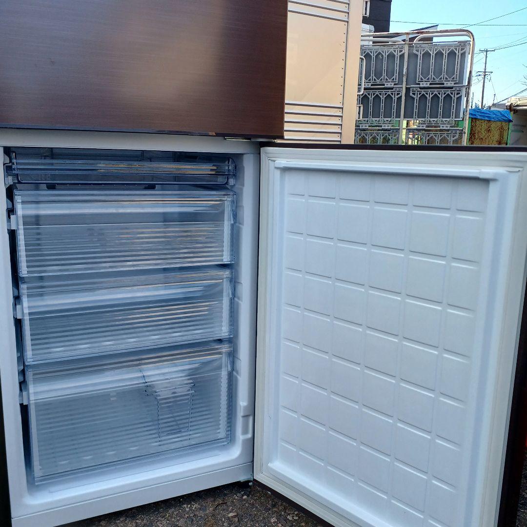 送料込み☆SHARP【冷凍冷蔵庫 2019年製 右開き ブラウン】