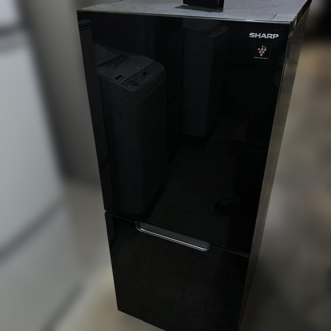 ⭐︎SHARP/シャープ/左右付け替え自在扉/冷蔵庫/ガラス製/プラズマクラスター