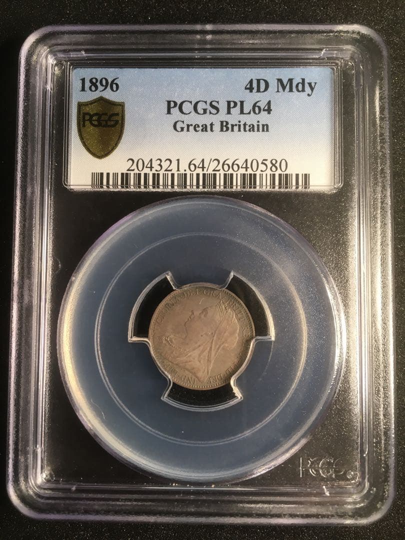 【希少】1896年 ヴィクトリア女王 PCGS PL64