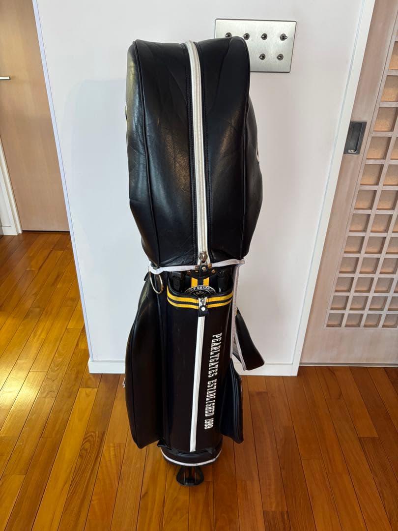 PEARLY GATES ゴルフバッグ ネイビー×イエロー