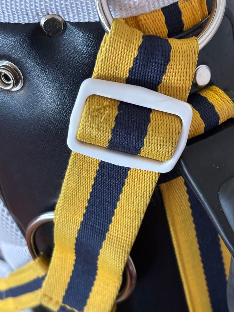 PEARLY GATES ゴルフバッグ ネイビー×イエロー