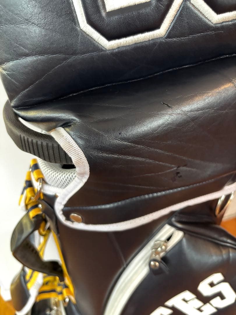 PEARLY GATES ゴルフバッグ ネイビー×イエロー