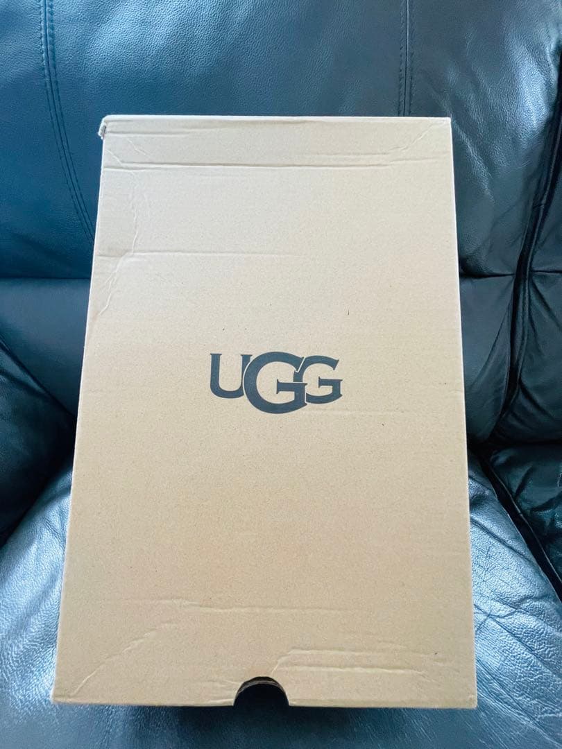 UGG ブラウン スライドサンダル厚底24cm 新品