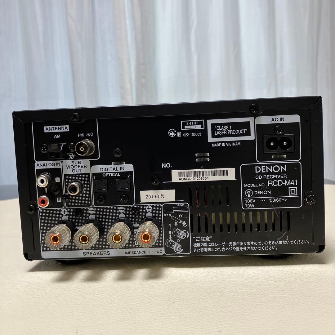DENON CDレシーバー RCD-M41K 動作品 2019年製
