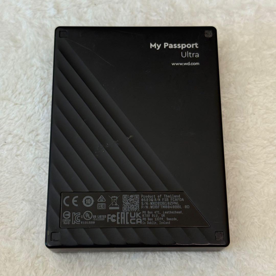 超大容量 4TB WD ポータブル 外付けHDD