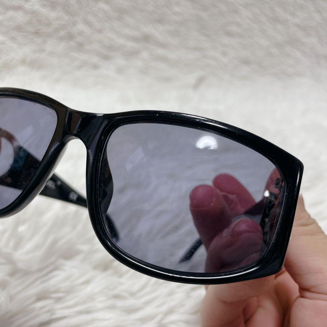 CHANEL ブラック サングラス ココマーク レディース ゴールド金具