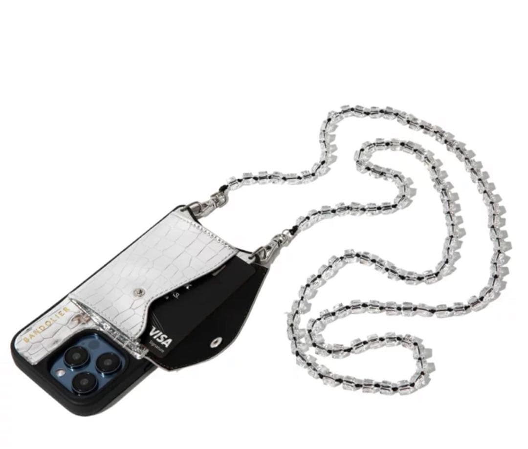 BANDOLIER iPhone 15 Pro ケース　シルバー