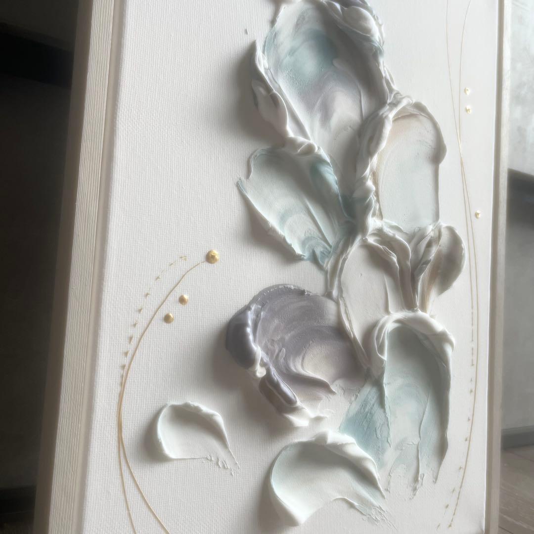 現代アート　35×26㎝　フレーム付き　インテリア　モダン　アートパネル　抽象画