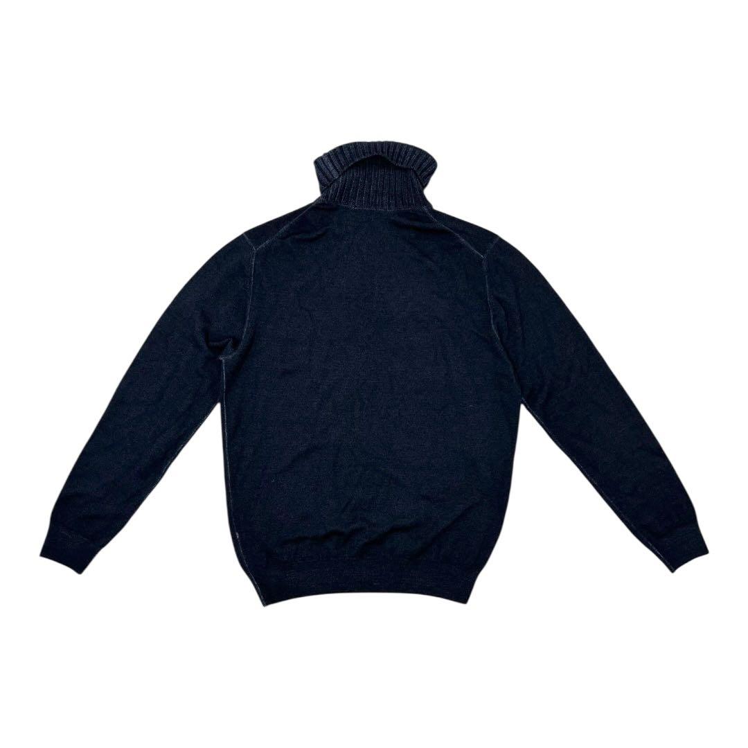 crucianiクルチアーニsize48タートルネックニットNAVY