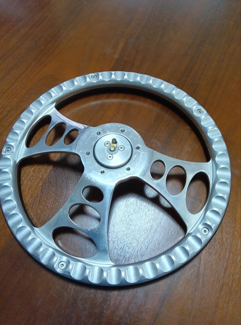 ビレット風　カスタム　ステアリングホイール　ハンドル