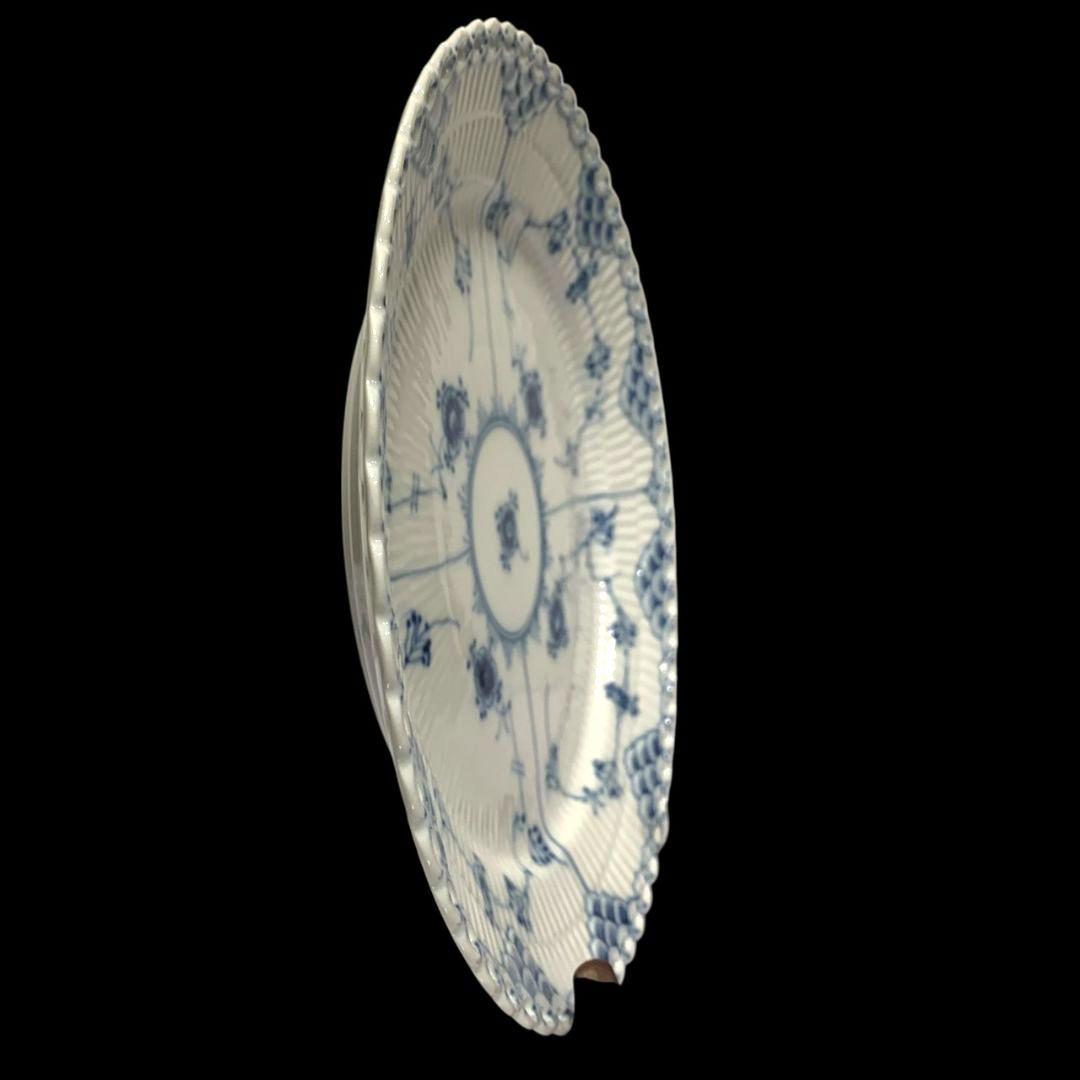 ロイヤルコペンハーゲン ブルーフルーテッド フルレース プレート 3枚セット